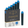 Чернильный мини картридж PARKER ДЛЯ ПЕРЬЕВОЙ РУЧКИ, СИНИЙ 1950409
